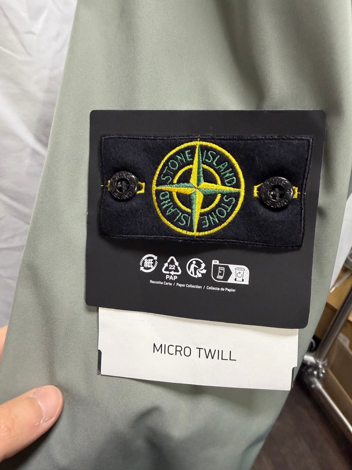 스톤아일랜드 마이크로 트윌 자켓 [XL] 상품이미지3