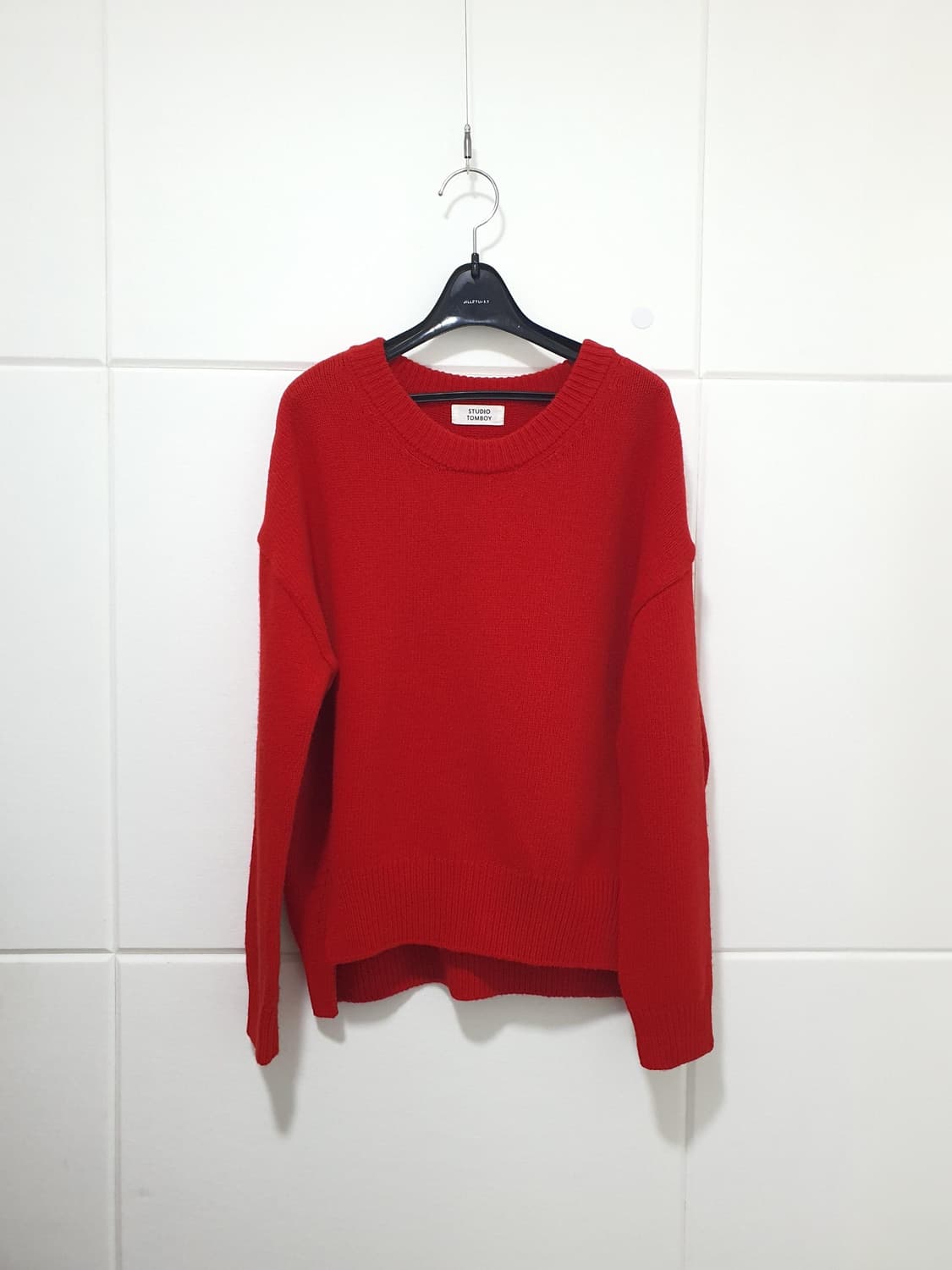 스튜디오톰보이 언발란스 컷팅 라운드 니트 사이즈 F 상품이미지3