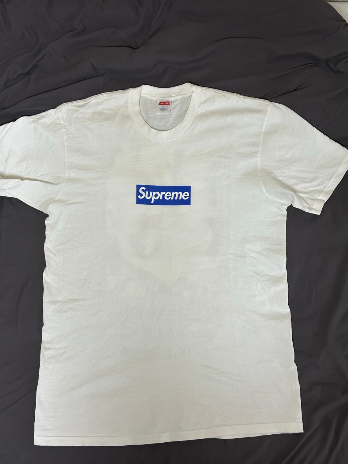 슈프림 서울 박스로고 반팔티 L 상품이미지1