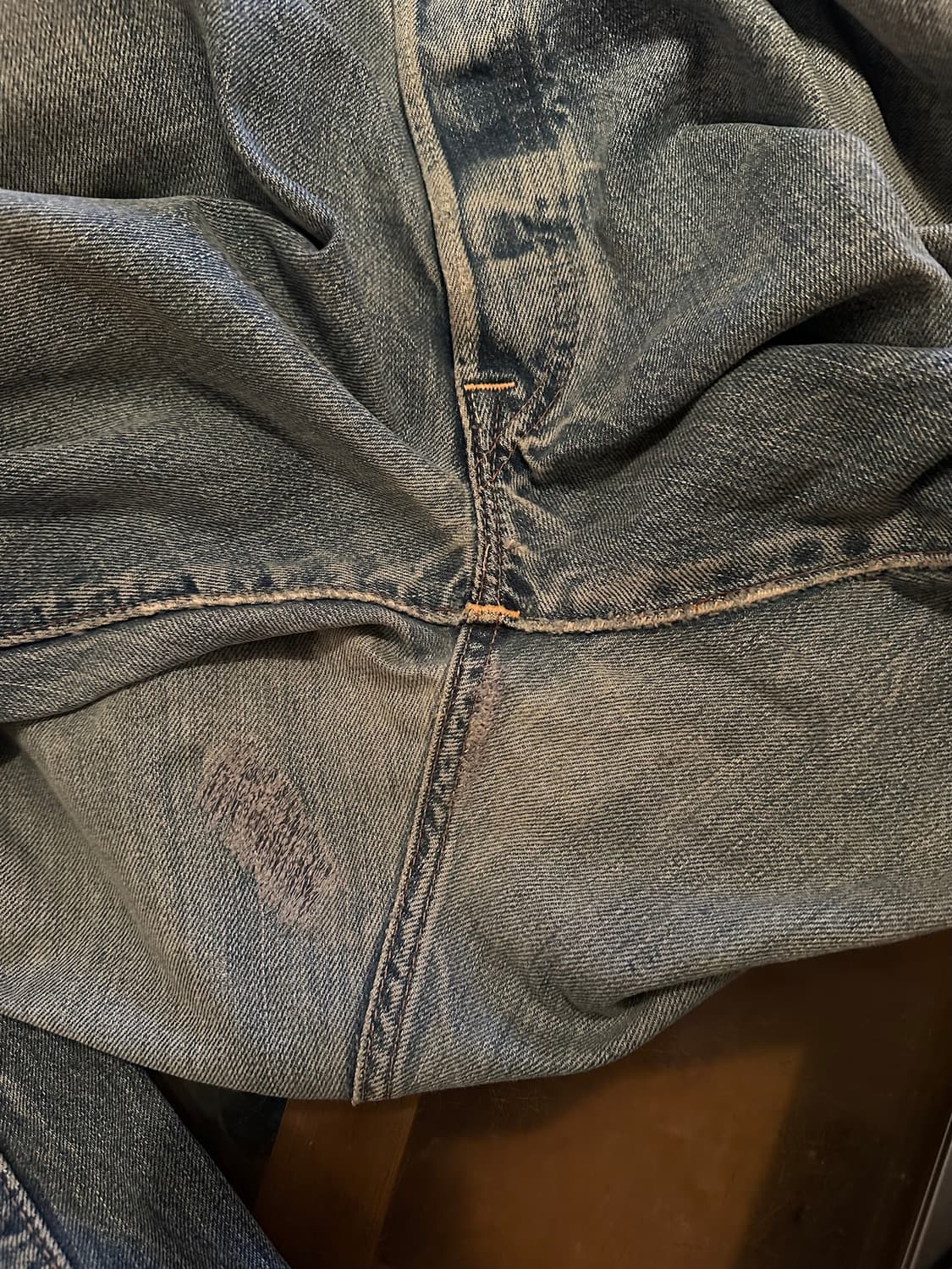 빅사이즈 60s USA 빈티지 리바이스 501 빅e 셀비지 데님 팬츠 상품이미지10