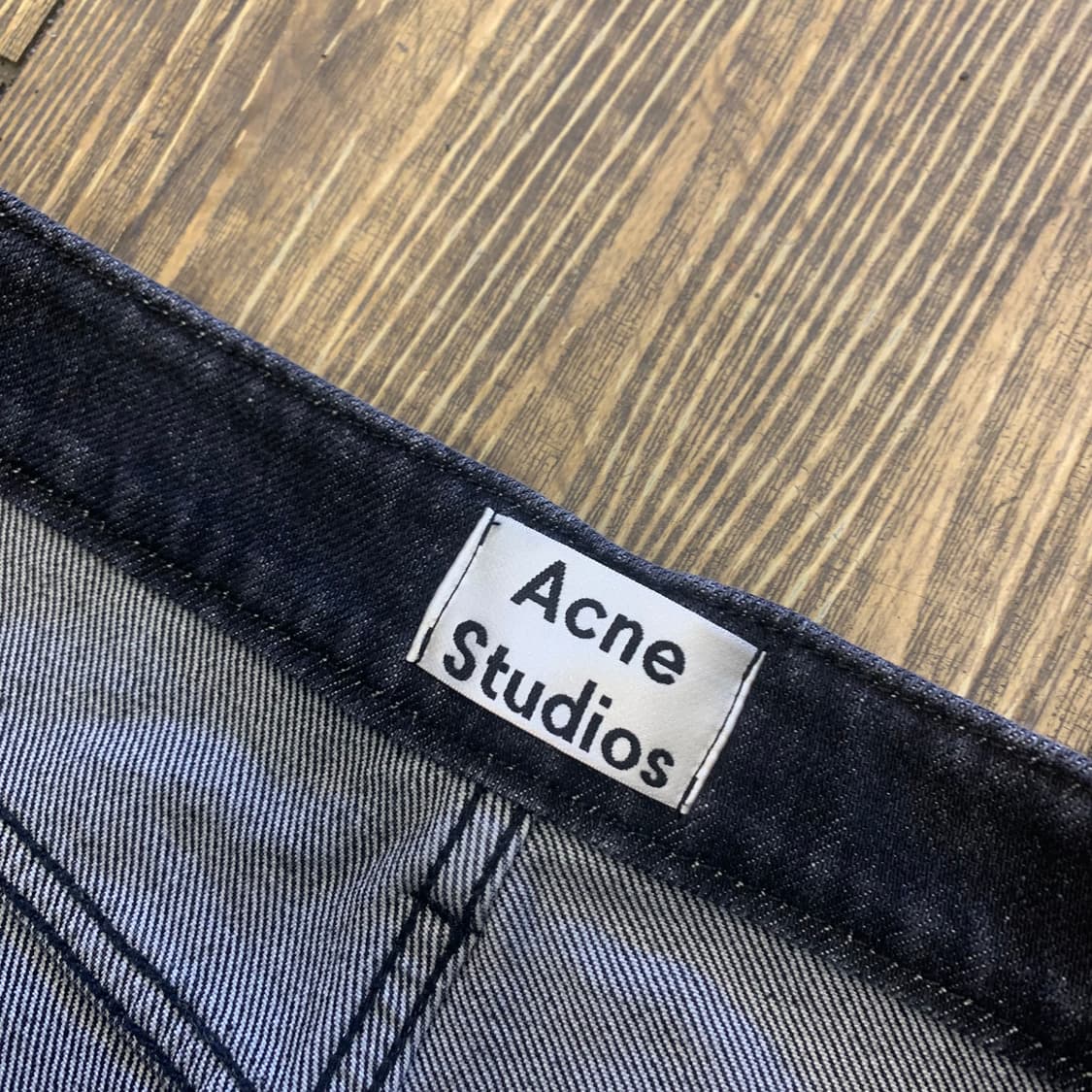 아크네 스튜디오 와이드 워싱 데님팬츠 M 상품이미지3