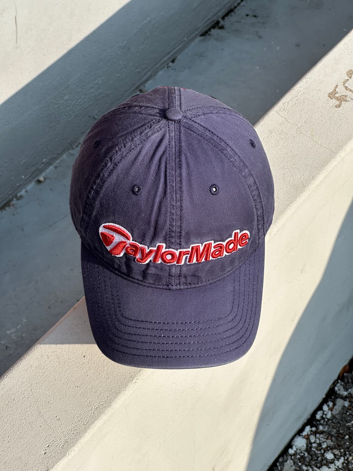 [F] 테일러메이드 로고 워싱 네이비 볼캡 모자 골프 상품이미지1