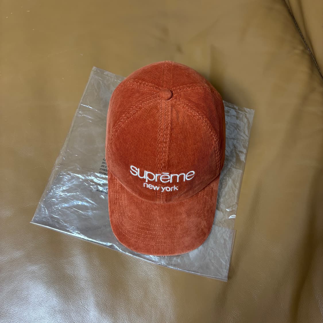 Supreme 슈프림 클래식 로고 고어텍스 러스트 6패널 볼캡 모자 상품이미지5