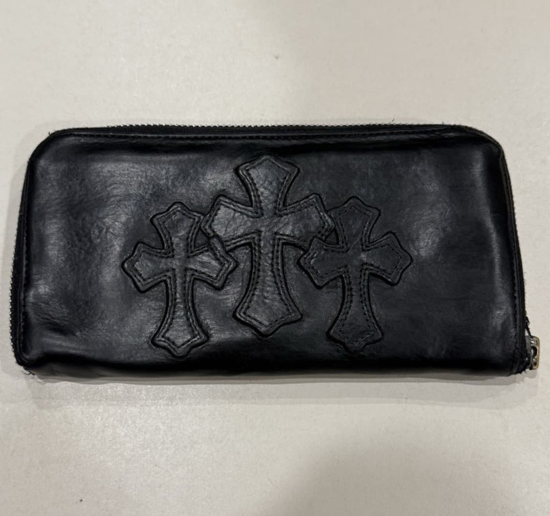 크롬하츠 레더 패치 지갑 상품이미지1