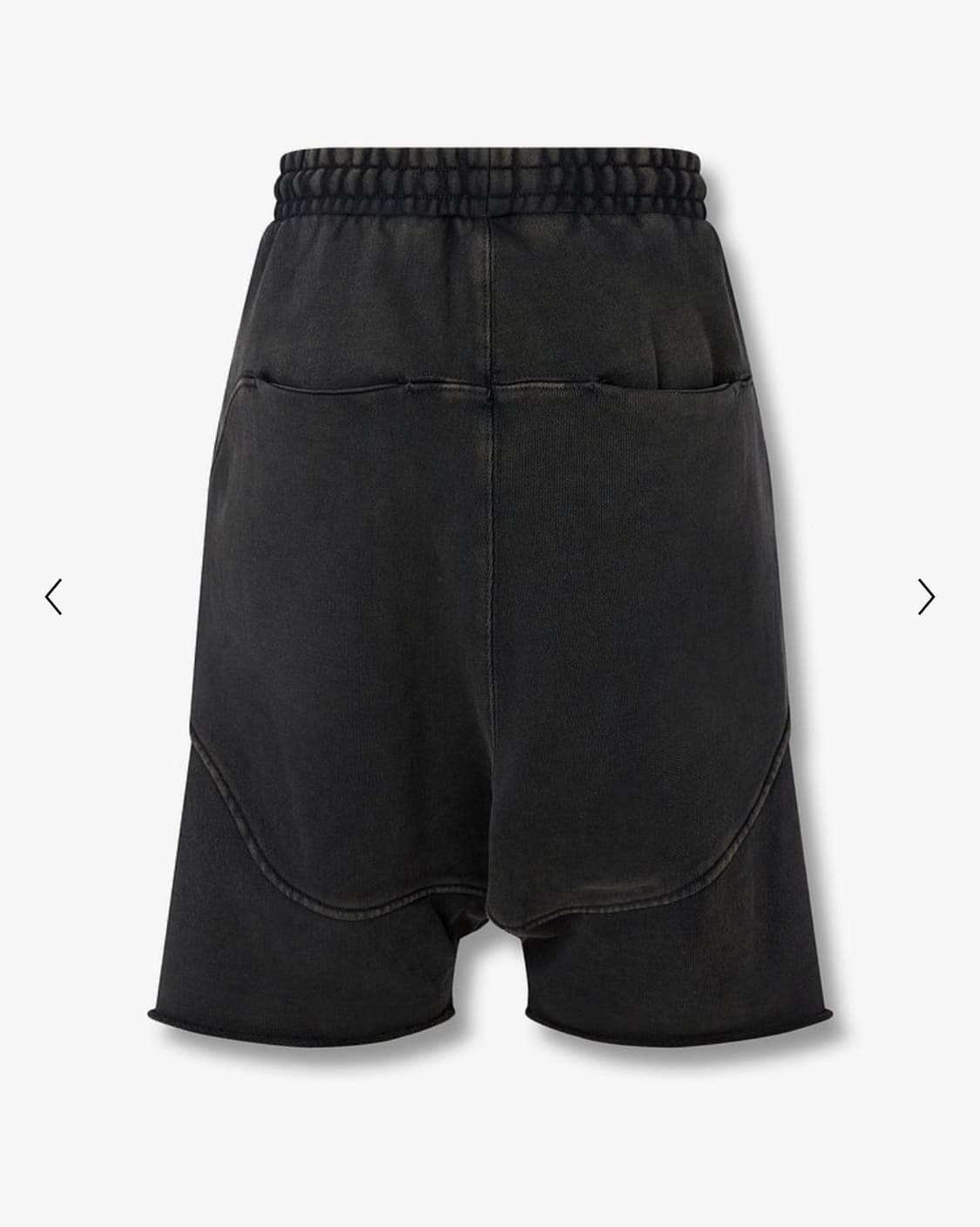 Entire studios 헤비드롭쇼츠 워시드블랙 상품이미지2