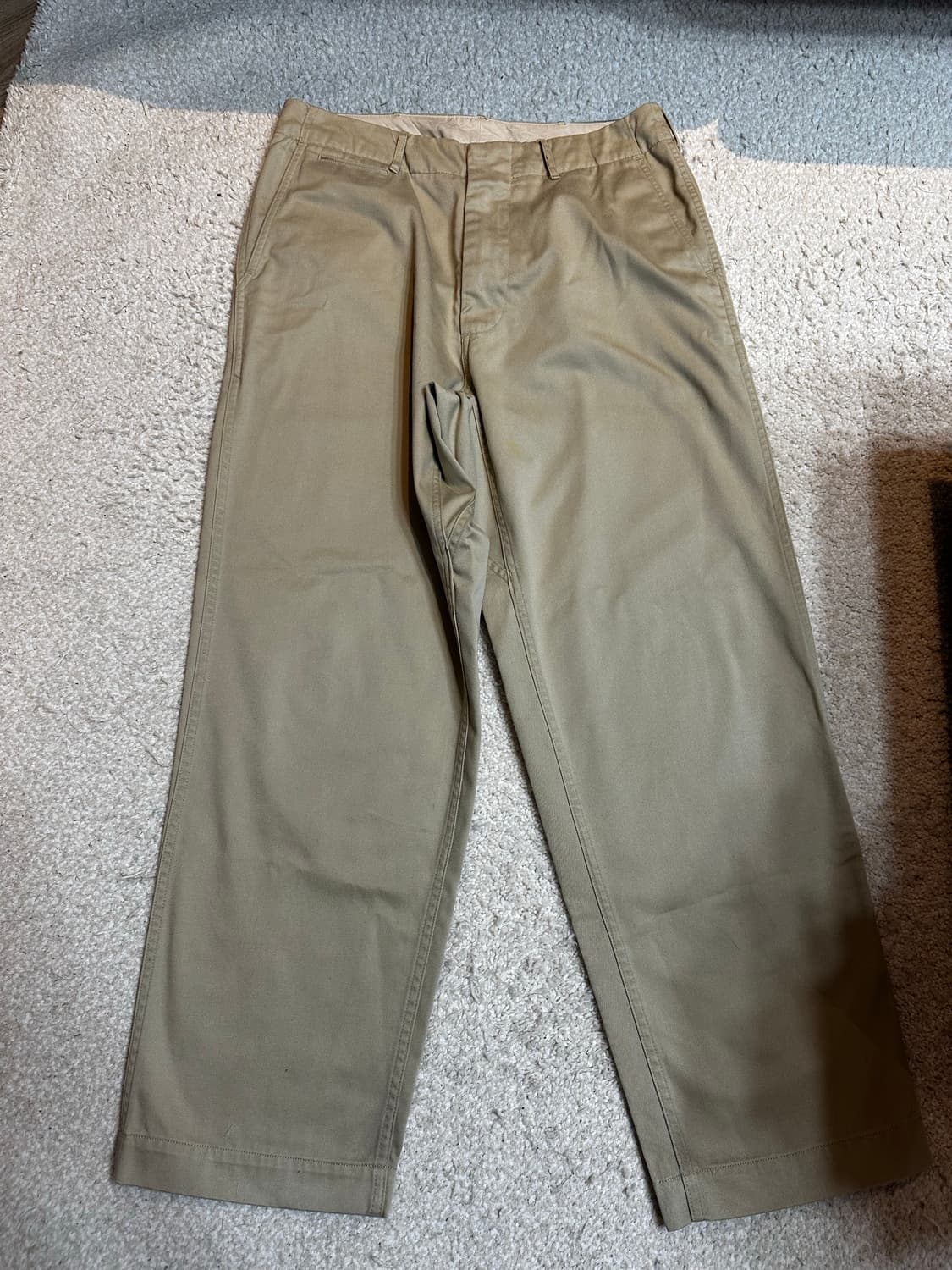 나나미카 와이드 치노 카키 32 상품이미지2