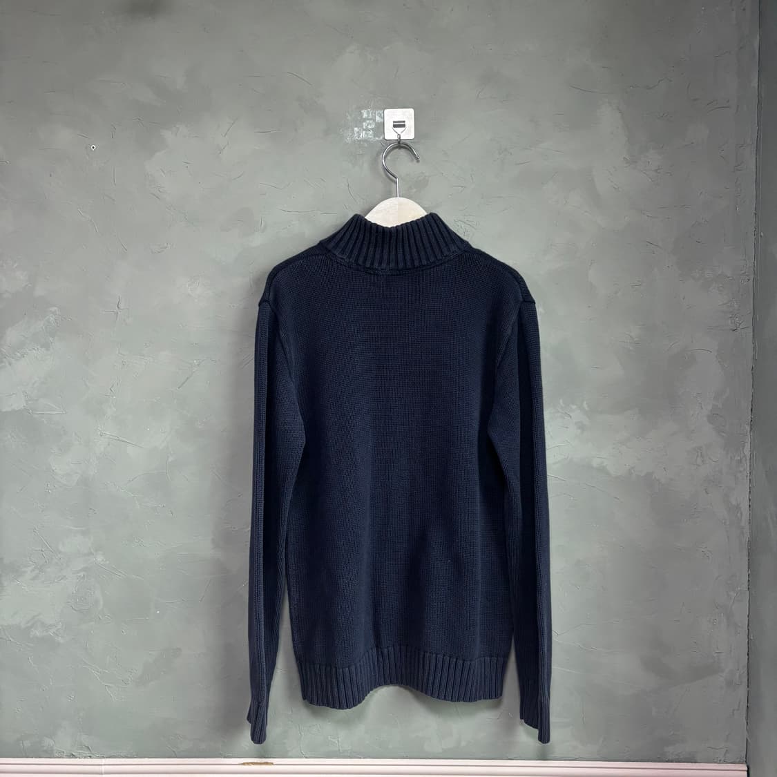 폴로 랄프로렌 반집업 니트 네이비 상품이미지4