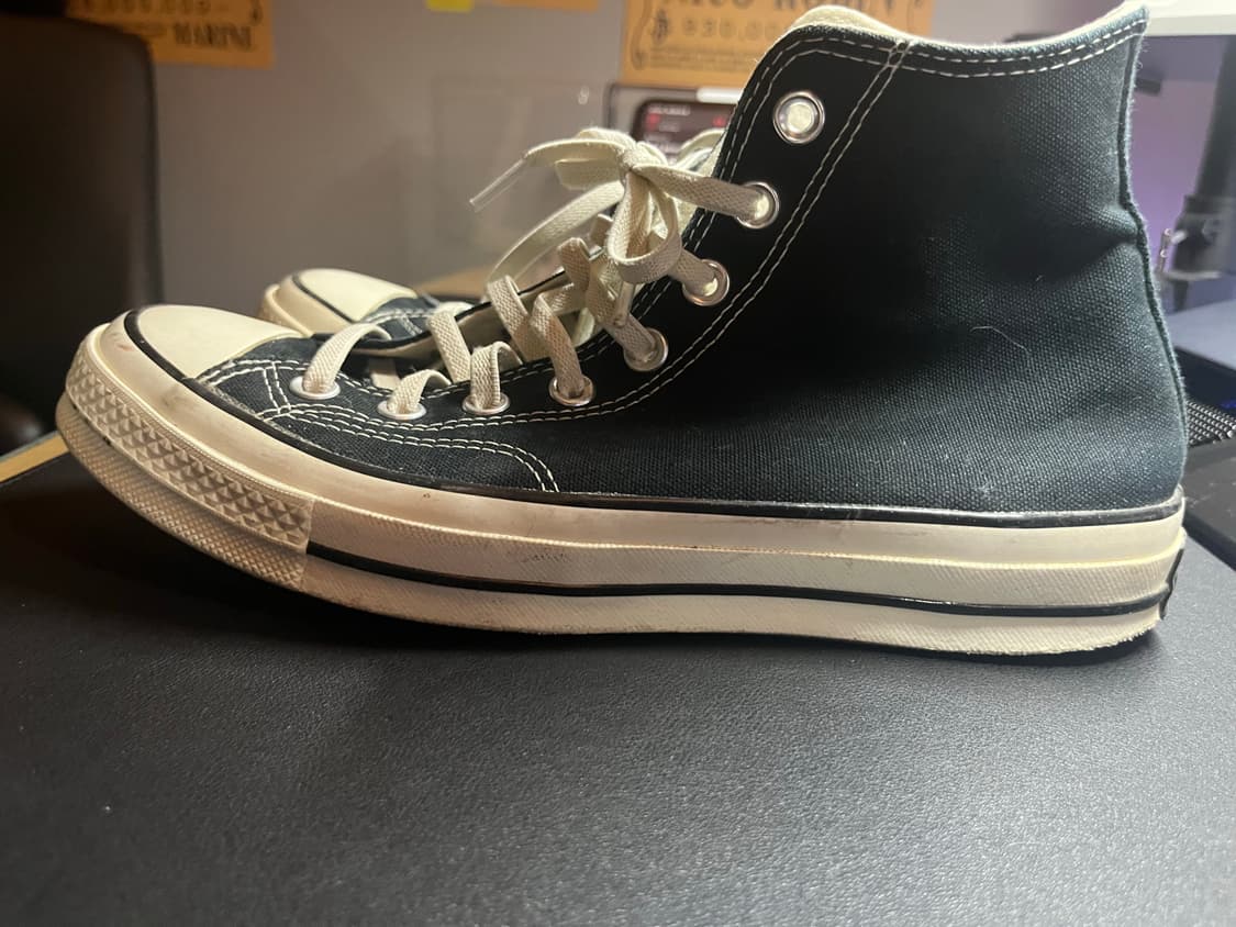 컨버스 척 70 하이 블랙 상품이미지2