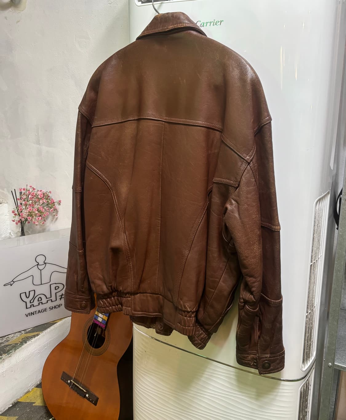 빈티지 가죽 자켓 상품이미지9