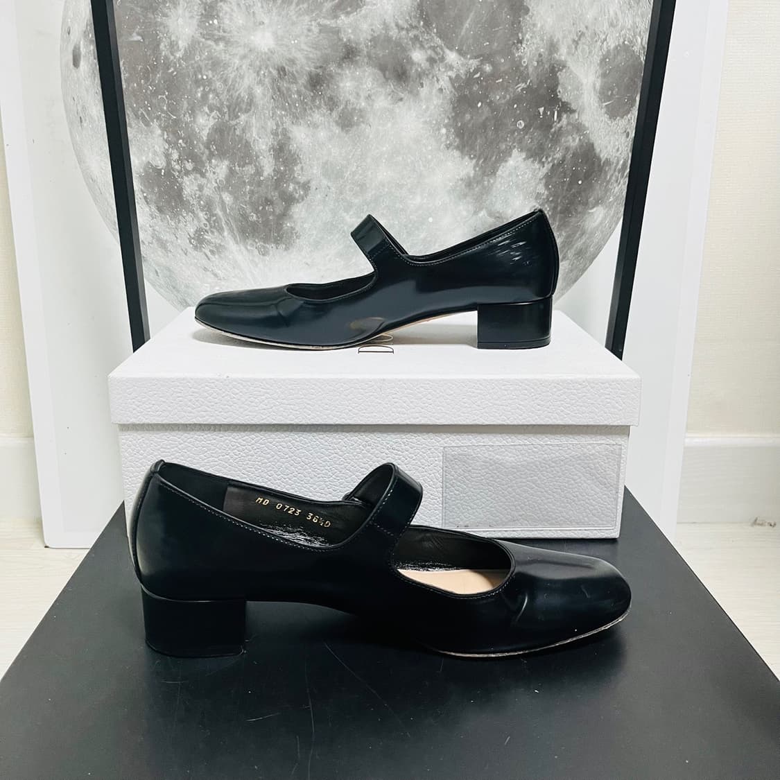 정품 38.5) 디올 D-Doll 메리제인 펌프스 구두 240~245 상품이미지2