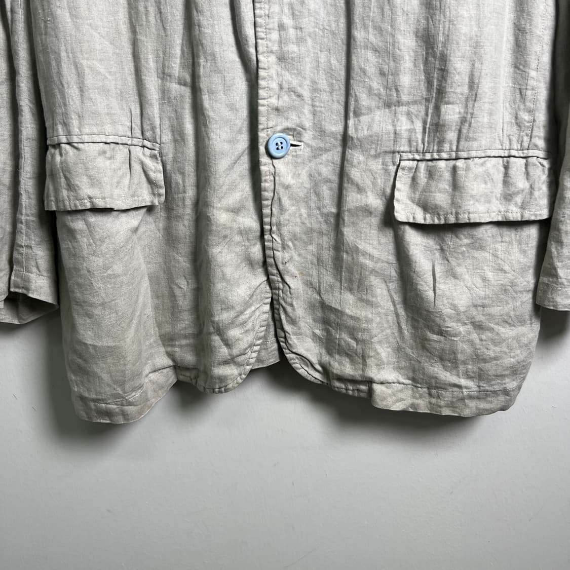 00's 꼼데가르송 옴므 린넨 자켓 S 상품이미지5