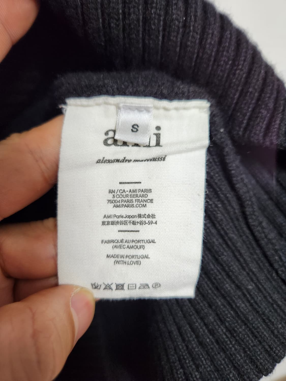 아미Ami 빅하트 로고 캐시미어 니트 - K50 상품이미지5