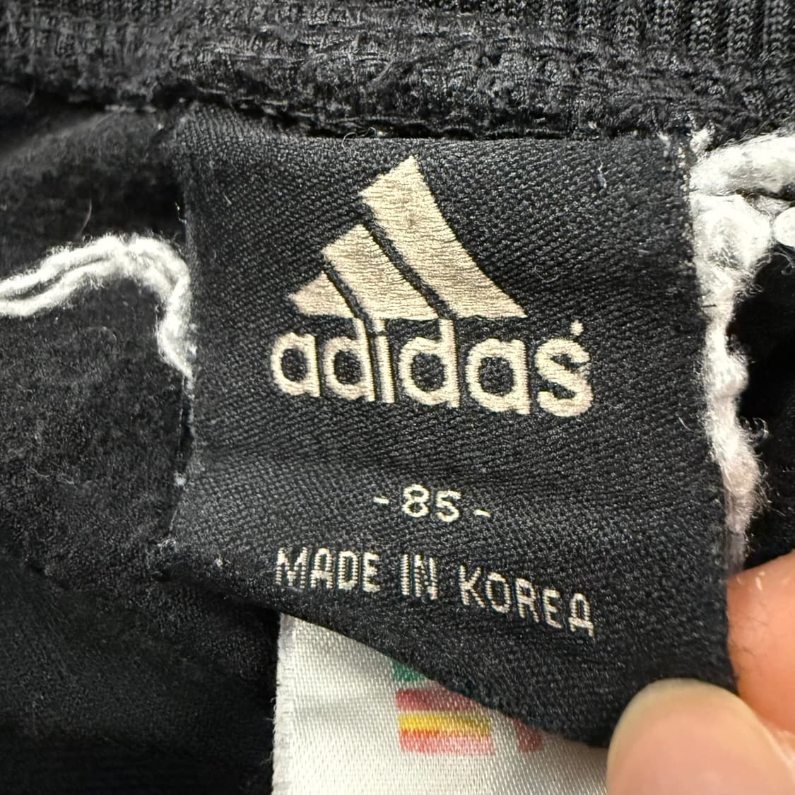 [정품/85] 아디다스 검금 블랙 금색 삼선 트레이닝 바지 상품이미지4