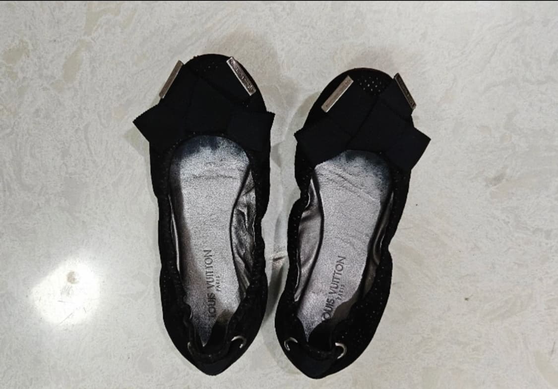 Louis Vuitton루이비통 스웨이드 밴딩 플Louis Vuit랫슈즈 상품이미지5