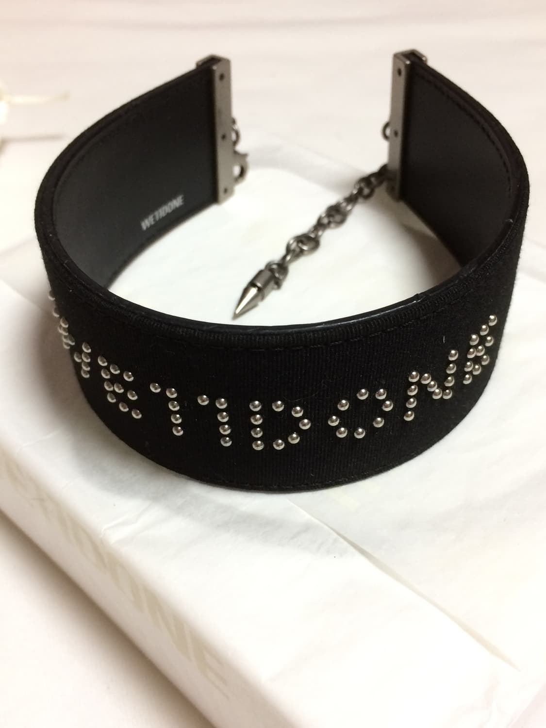 We11done logo choker 초커 상품이미지1