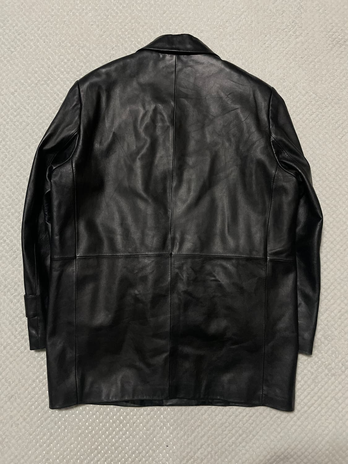 GAUDI 웨스턴 무드 램스킨 양가죽 레더 카 코트 상품이미지2