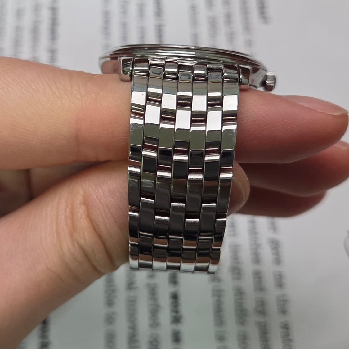 레어] 오메가 드빌 프레스티지 요구르트판 칼침핸즈 상위 크로노미터 오토매 상품이미지5