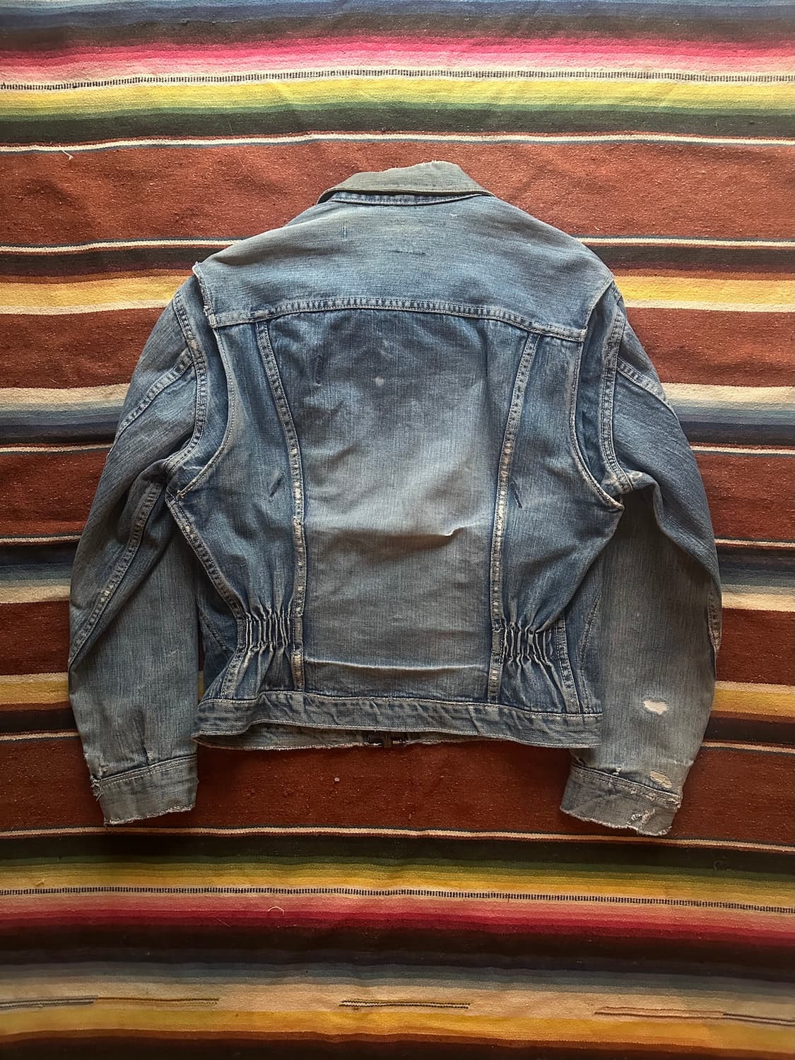 0s USA 빈티지 랭글러 11MJZ 1세대 셀비지 데님 자켓 상품이미지6