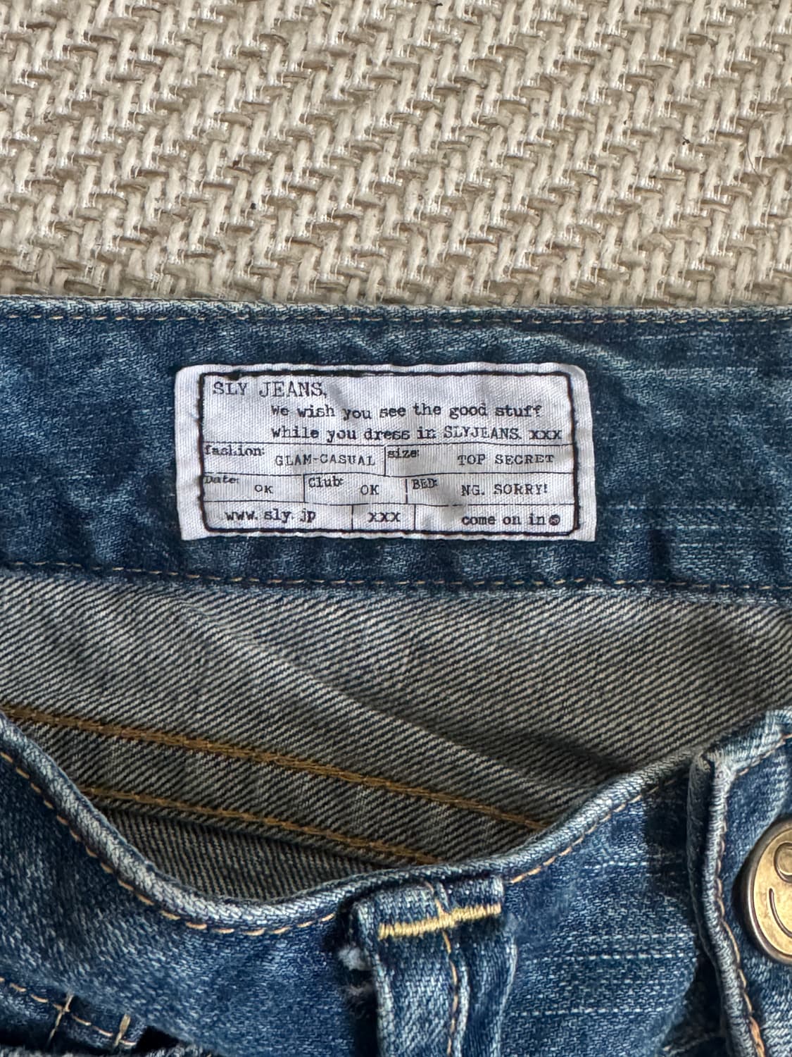 SLY 로우라이즈 데님 핫팬츠 상품이미지3