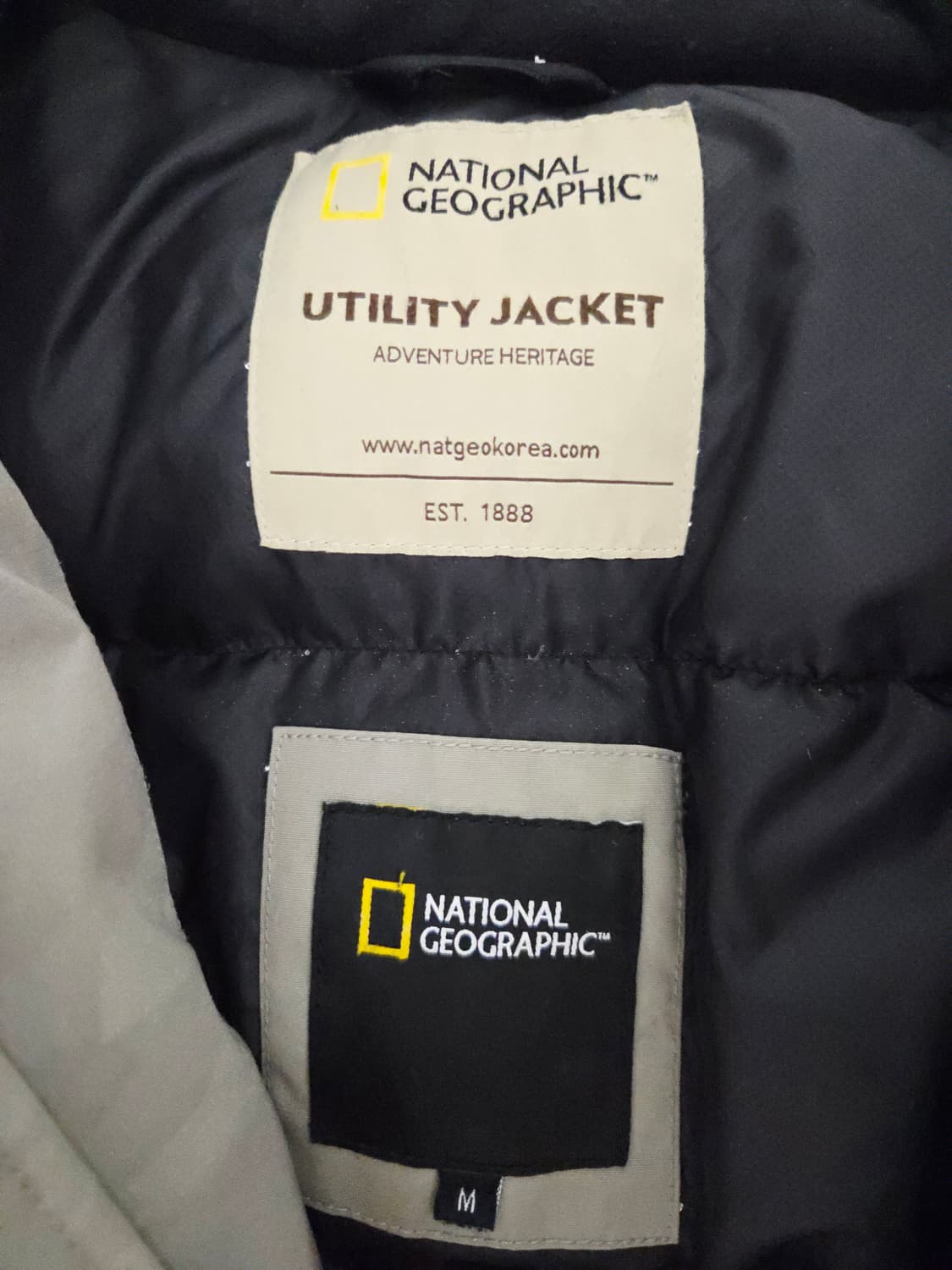 내셔널지오그래픽 유틸리티 덕다운 숏패딩 상품이미지7