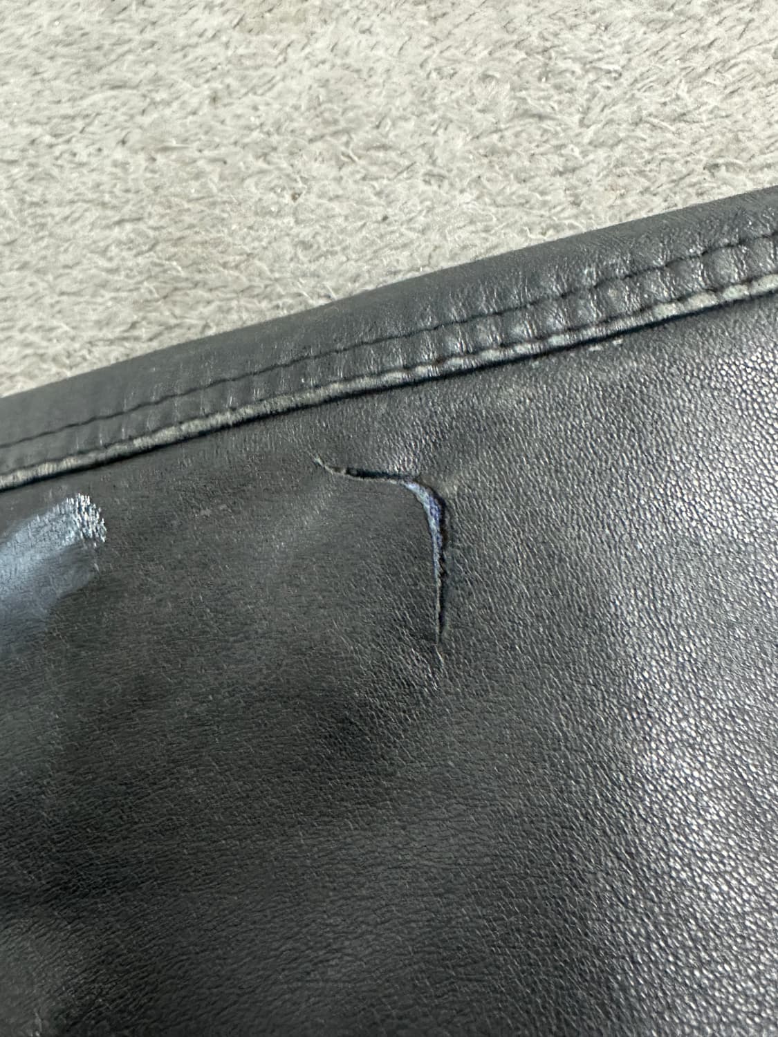 80s HUGO BOSS 레더 봄버 자켓 L 상품이미지10