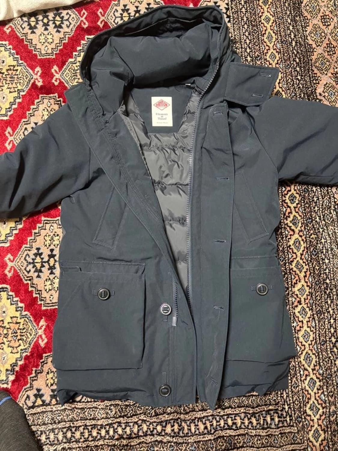 단톤 네이비 다운 파카 상품이미지2