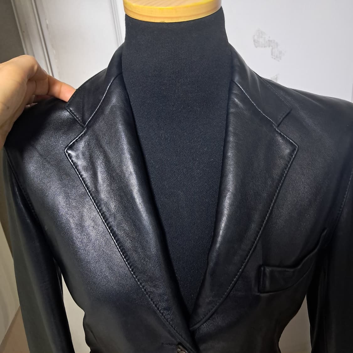 랄프로렌 여성 양가죽 램스킨 자켓 4(약44~날씬55) 상품이미지5