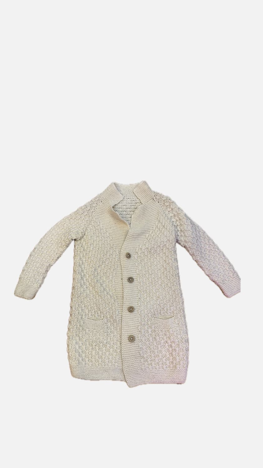 Ivory Long Knit Cardigan 상품이미지1