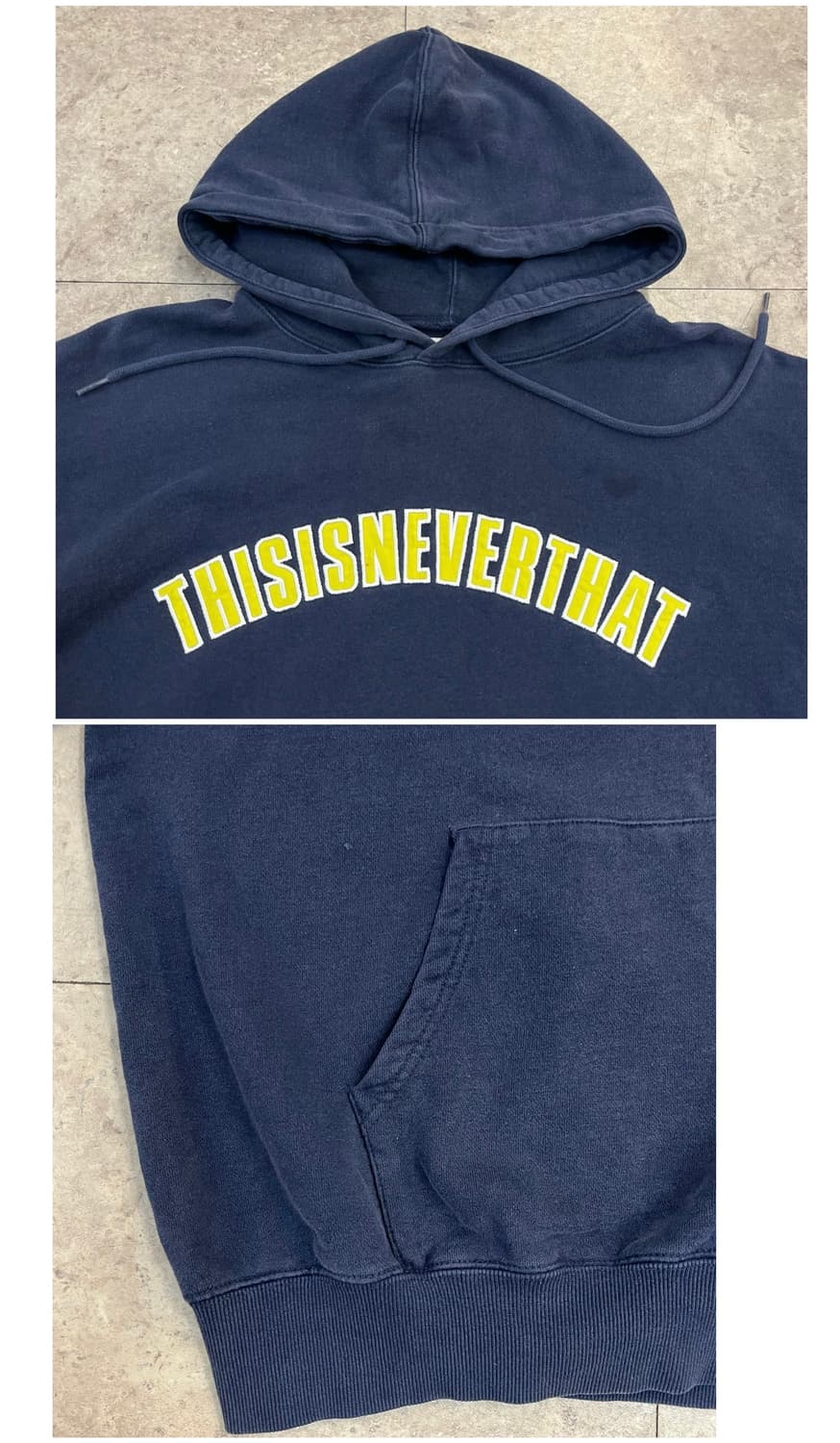 디스이즈네버댓 후드티 네이비 L #csz3996 상품이미지5