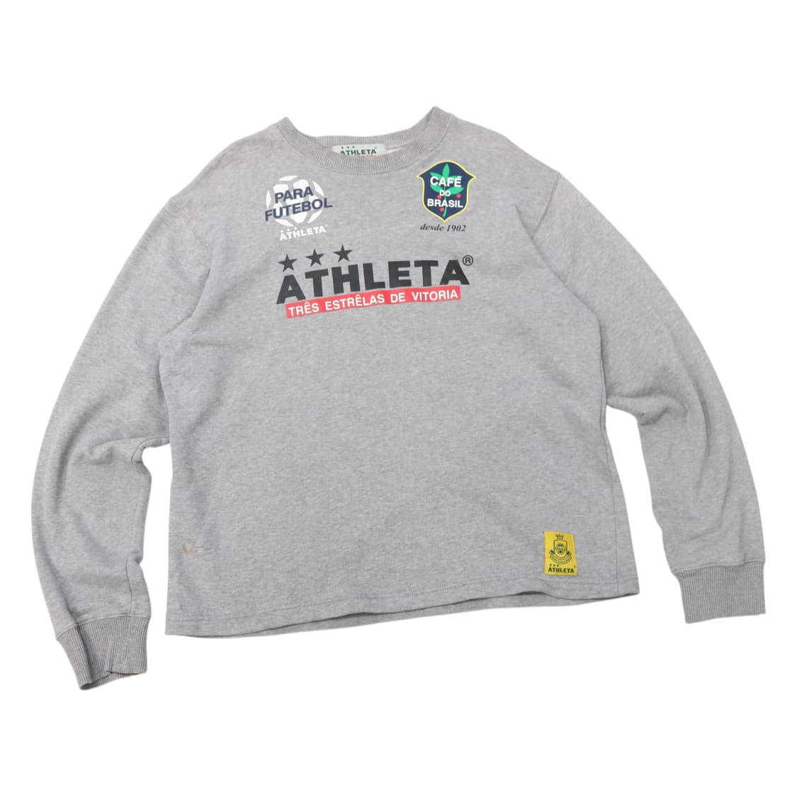 ATHLETA 아스레타 빈티지 카페 드 브라질 그래픽 스웻셔츠 (L) 상품이미지1