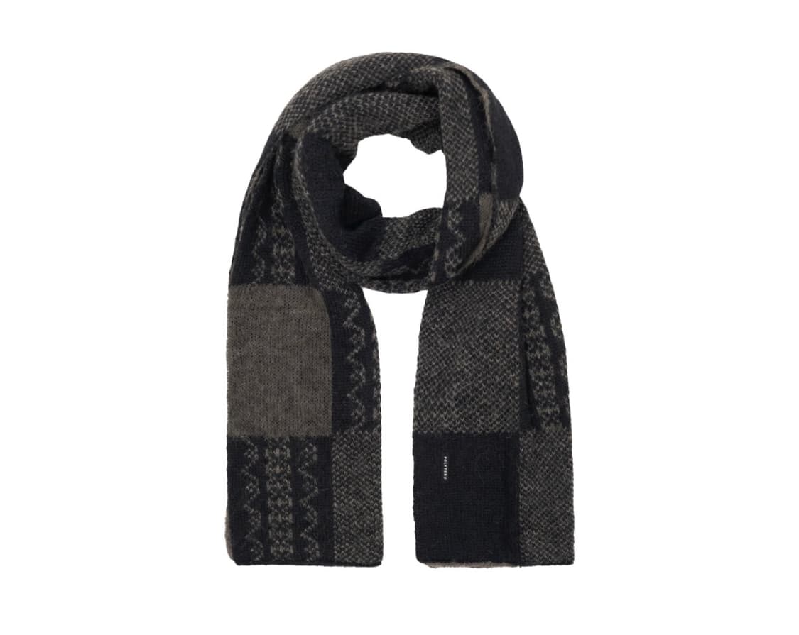폴리테루 에스닉 패턴 머플러 체커보드 상품이미지1