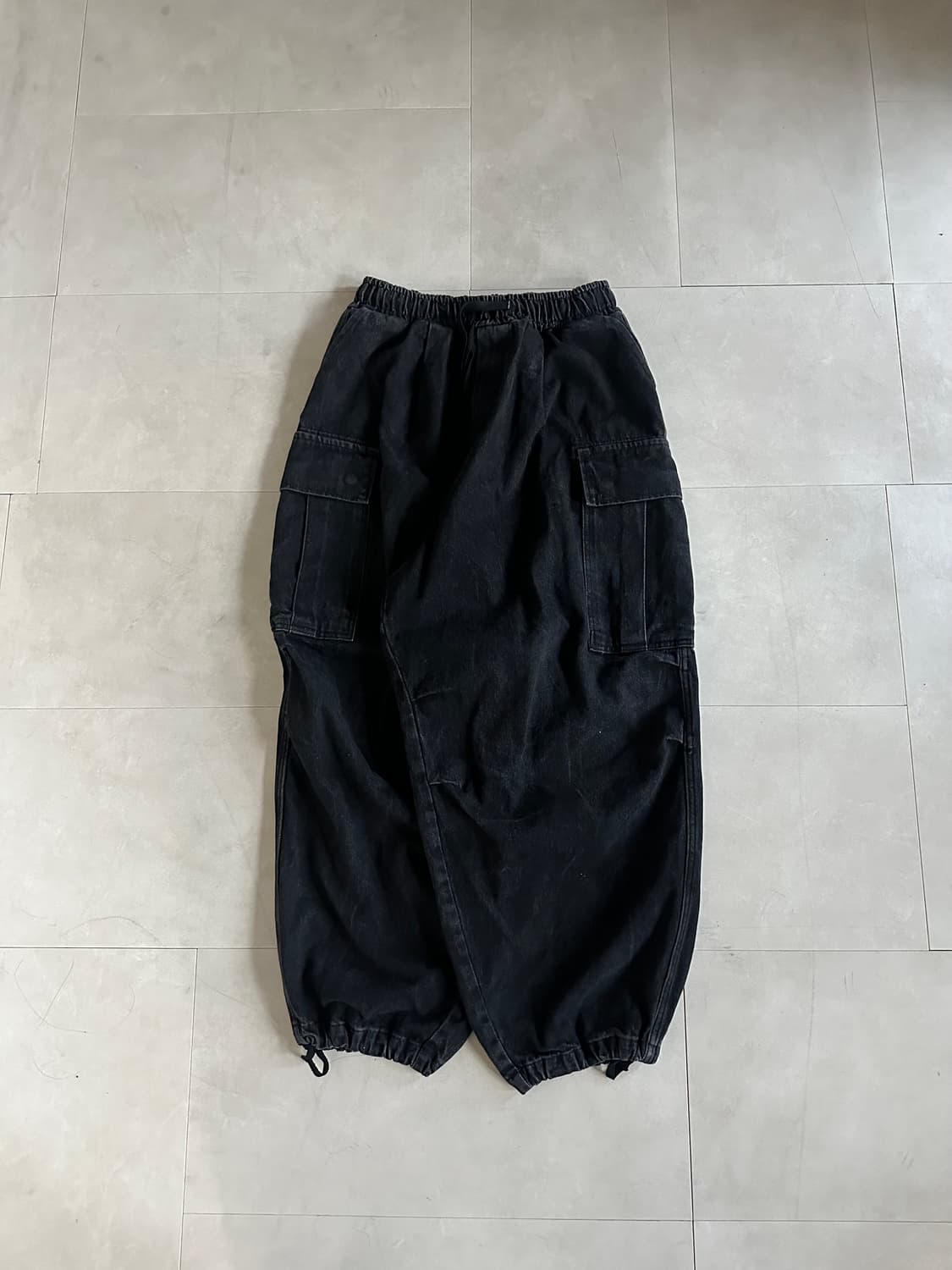 black denim cargo pants 상품이미지6