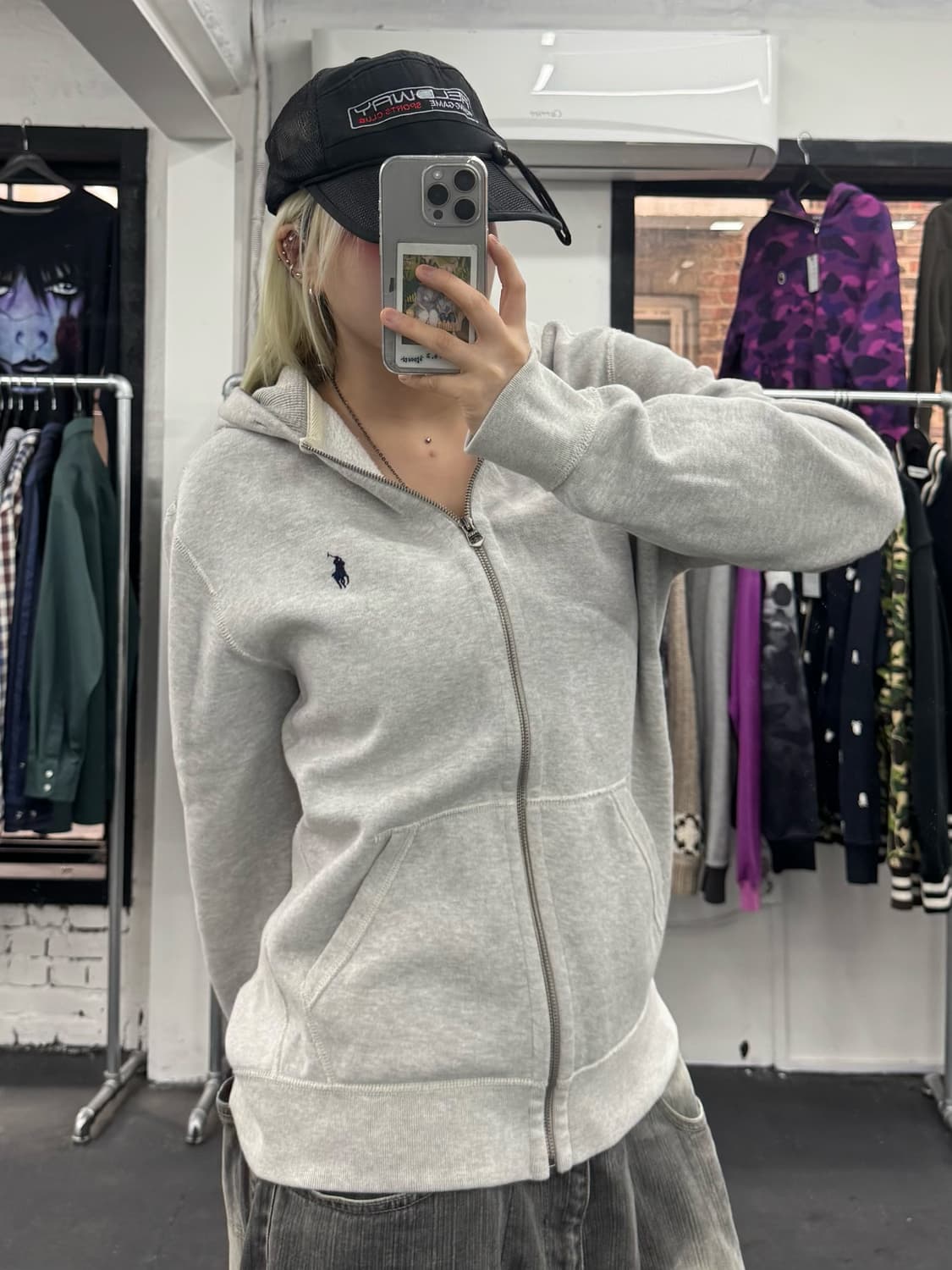 폴로 랄프로렌 써멀 후드집업 상품이미지5