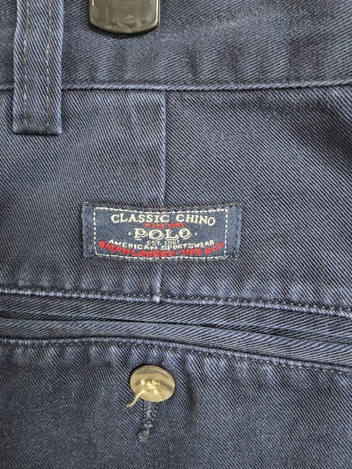 폴로랄프로렌 네이비 플리츠 면바지 (1936) 상품이미지3