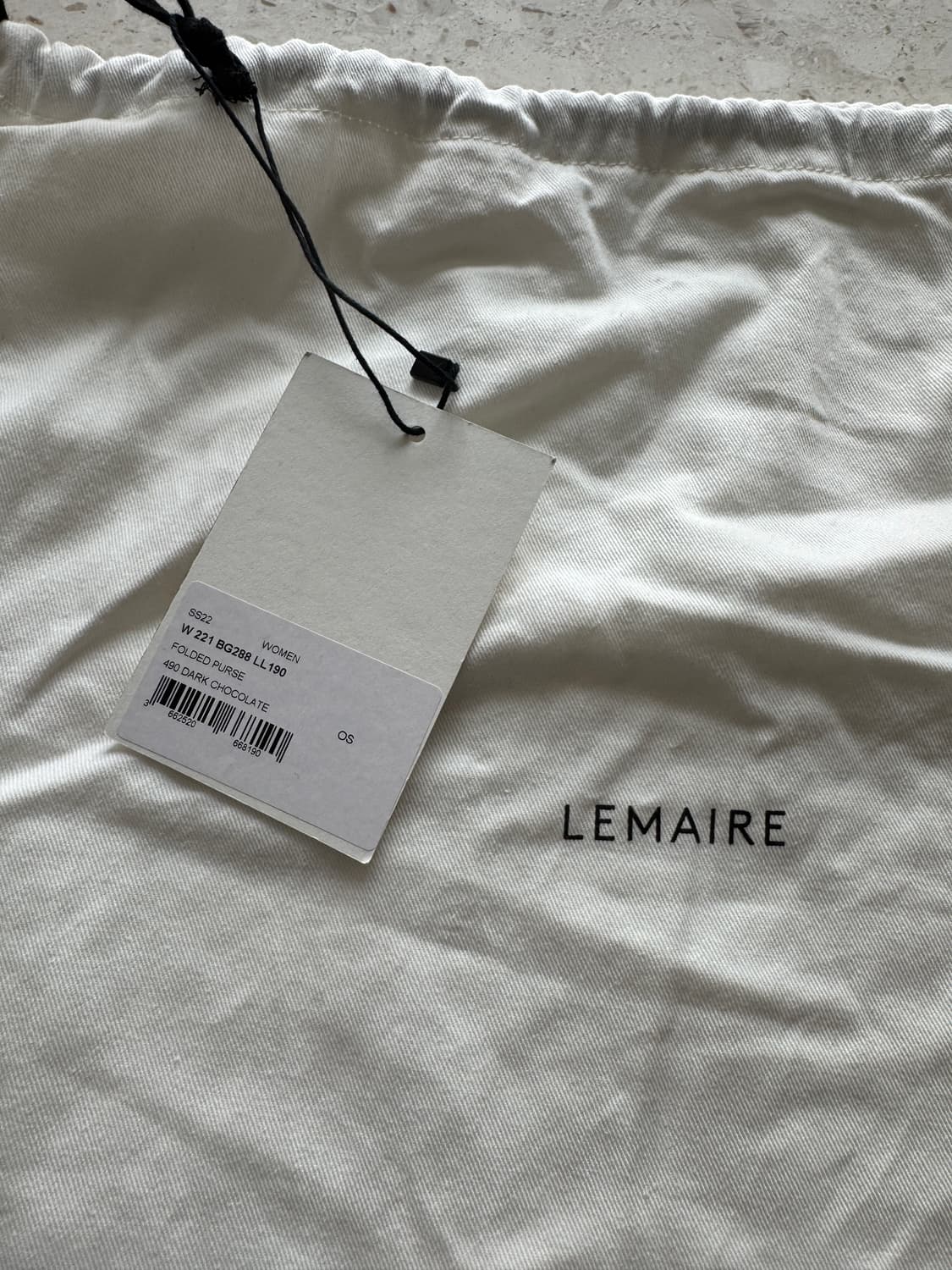 르메르 Lemaire 폴디드 백 다크 브라운 제니 가방 새상품 컨디션은  상품이미지9