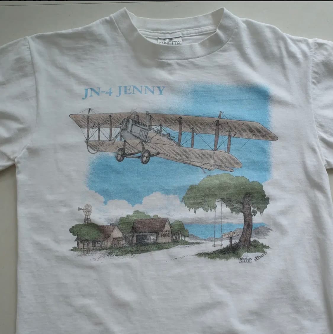 90s 오네이타 MADE IN USA 싱글스티치 티셔츠 상품이미지1