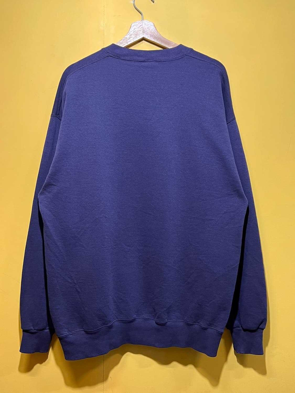 90's [XL] 러셀 애슬레틱 무지 스웻셔츠 퍼플 크루넥 빈티지 상품이미지9