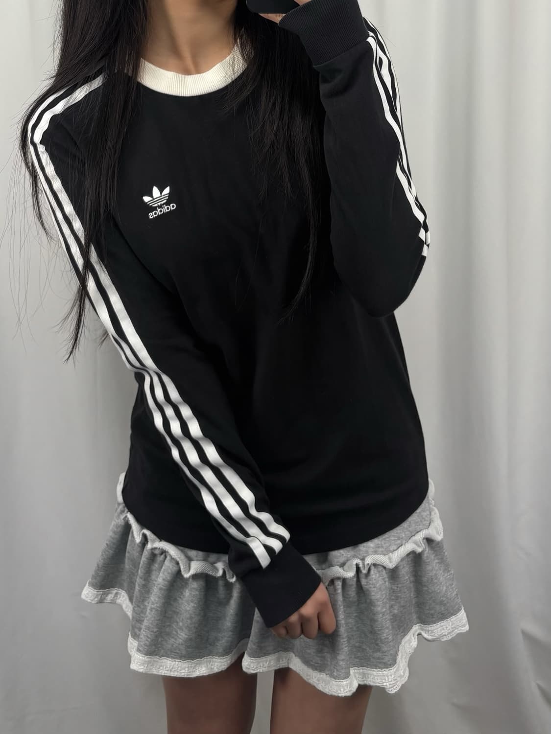 아디다스 블랙 롱슬리브 상품이미지2