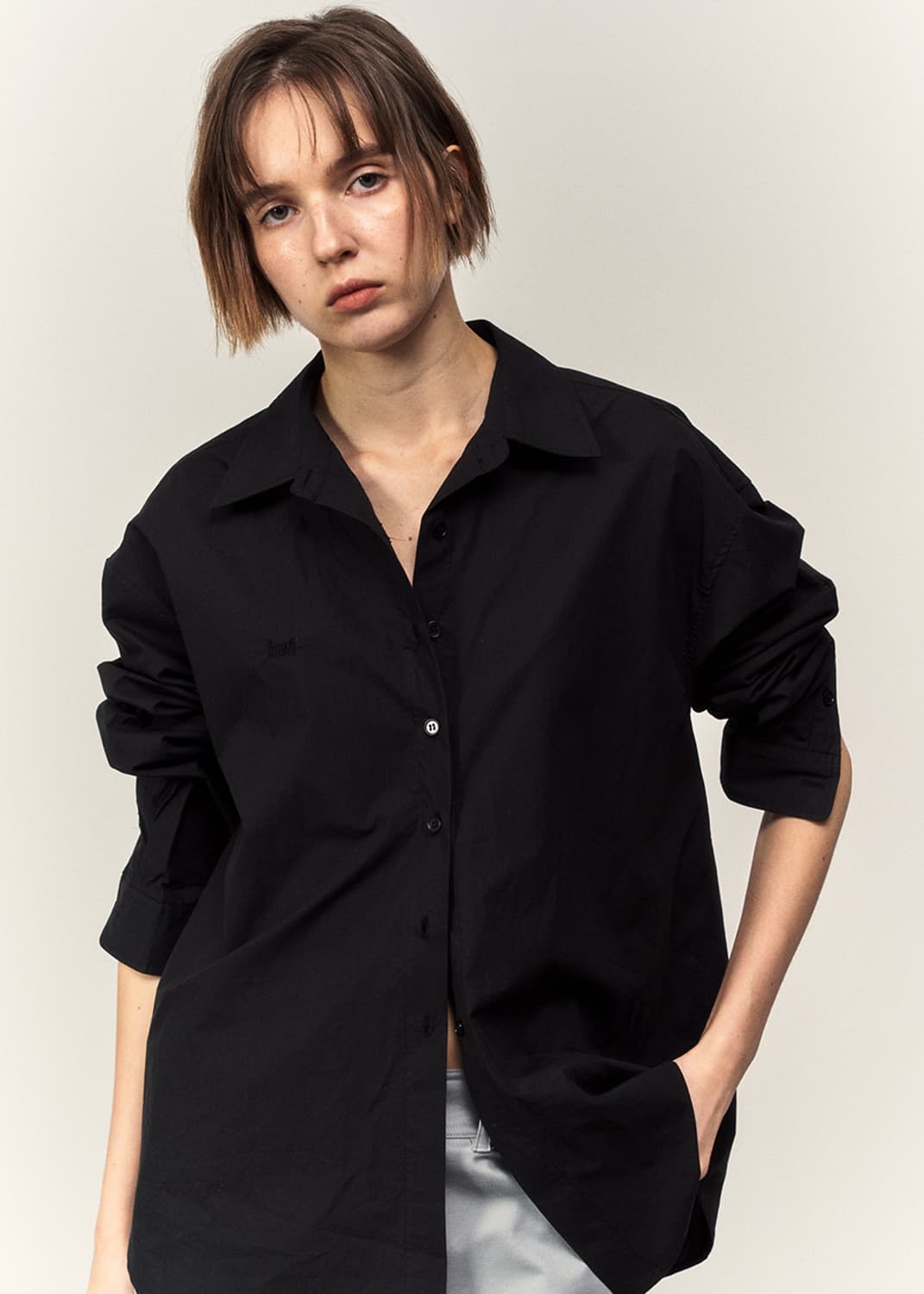 hwi 휘 로고 셔츠 상품이미지3