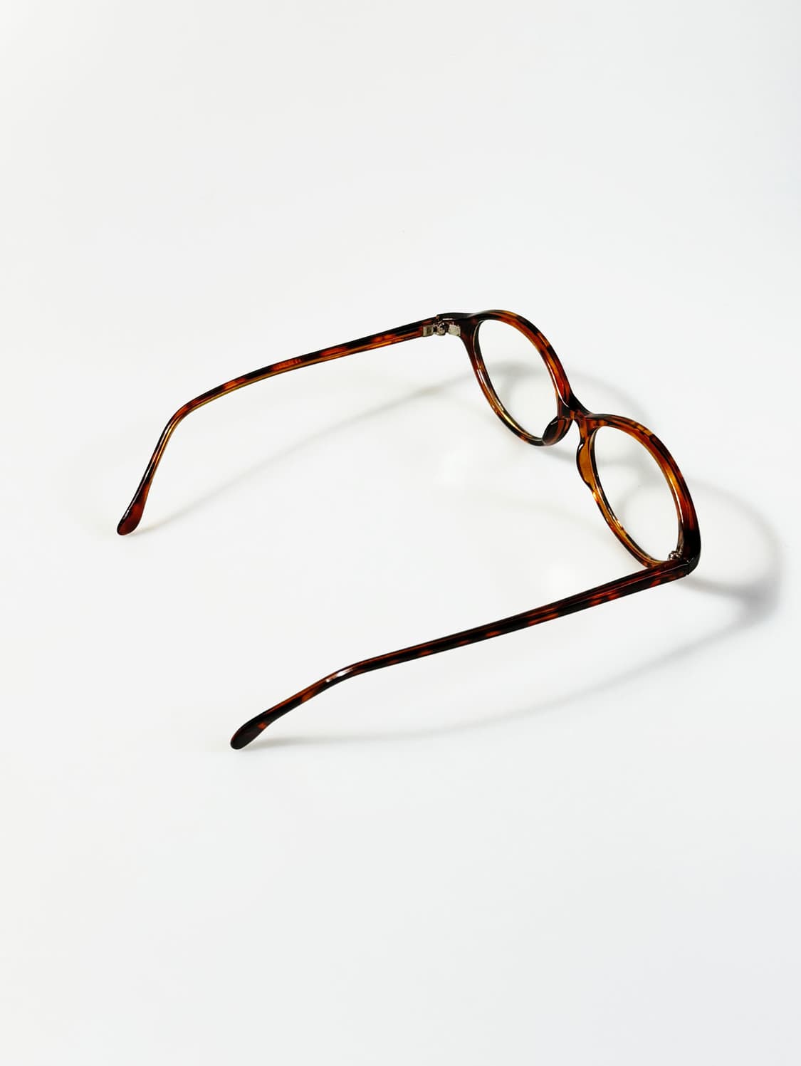 토터스쉘 오벌 뿔테 프레임 오버사이즈 빈티지 안경 상품이미지4