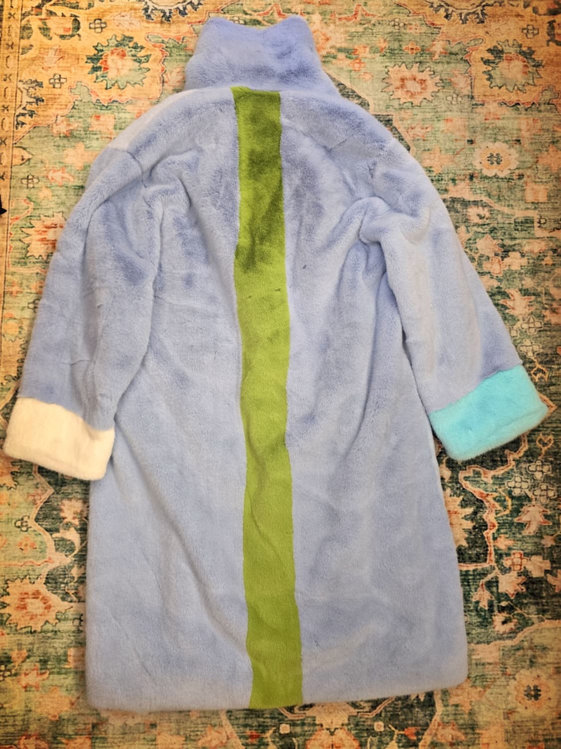 드페이 블랙(Defaye Black)디자이너 페이크 퍼코트 상품이미지4