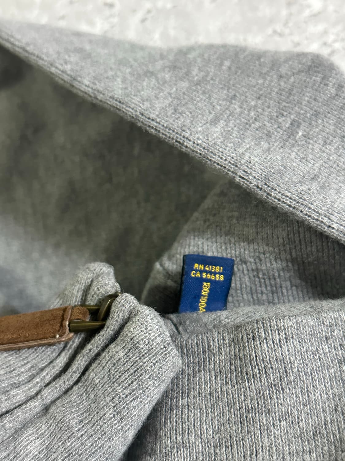 폴로 랄프로렌 그레이 하프집업 상품이미지5