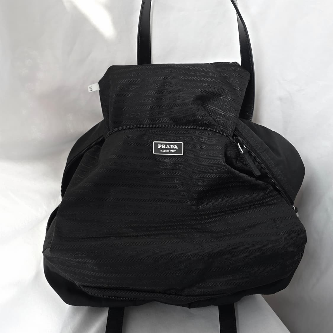 [정품 PRADA] 프라다 투포켓 나일론 숄더백 볼링백 상품이미지9