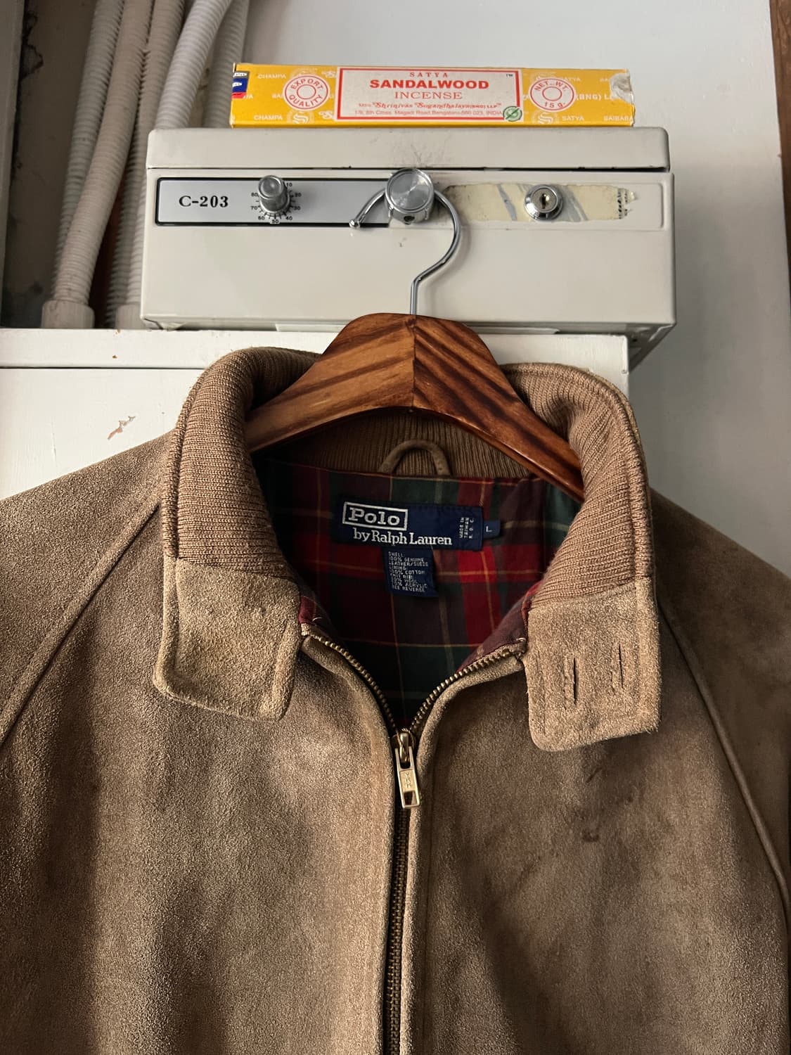 [L]폴로 랄프로렌 G-9타입 스웨이드 해링턴 자켓 상품이미지2