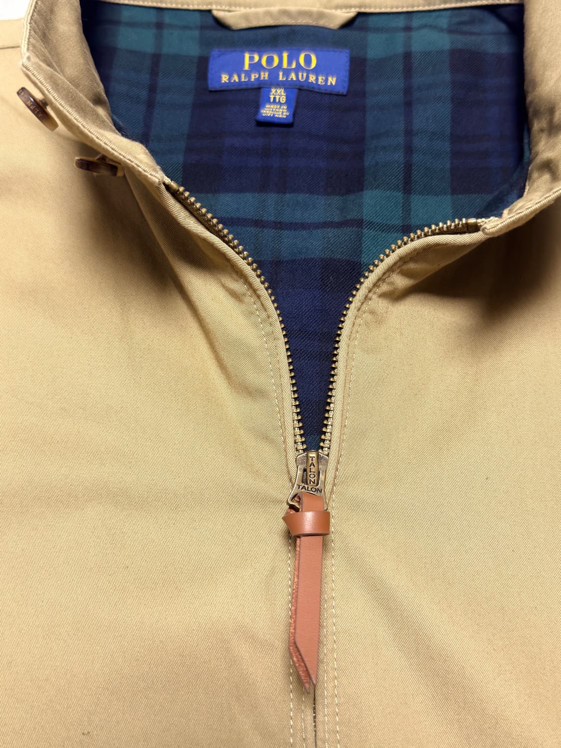 폴로랄프로렌 헤링턴자켓 베이지 xxl 상품이미지2