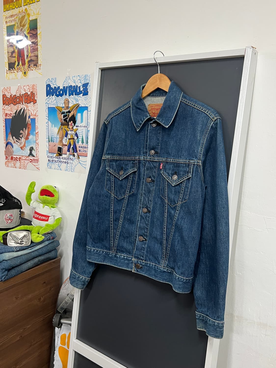 90s Levis 리바이스 제팬 71577 트러커 데님 자켓 상품이미지1