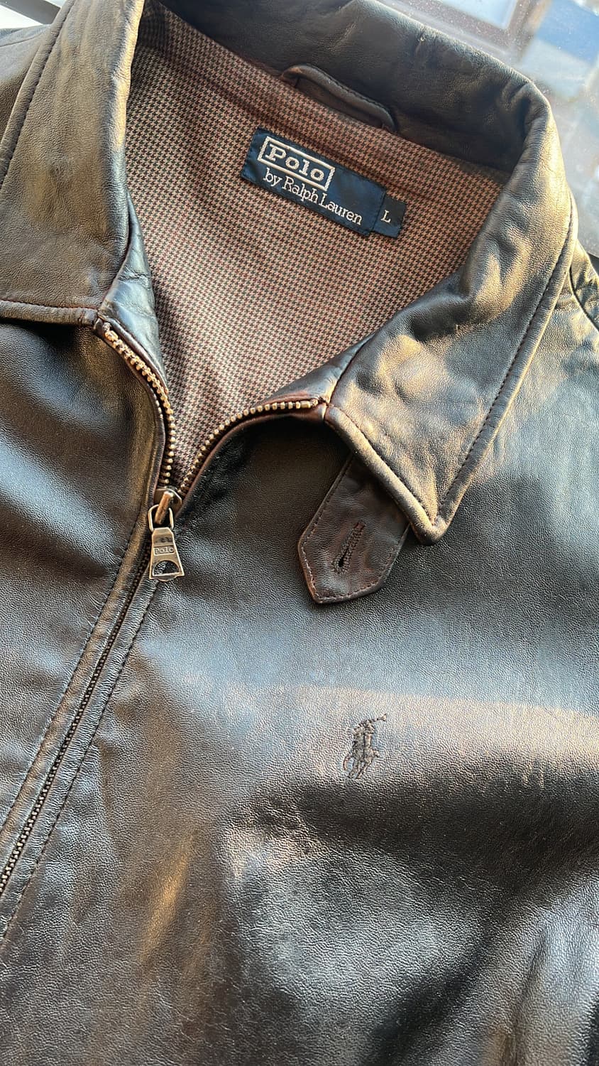 잘익은 폴로 랄프로렌 맥스웰 레더 자켓 L 상품이미지2