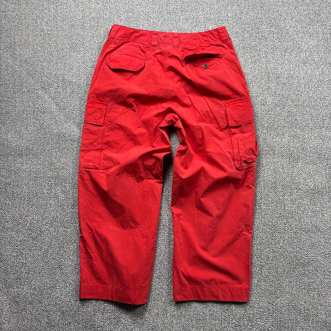 폴로 랄프로렌 00s 더블니 레드 카고 팬츠 상품이미지2