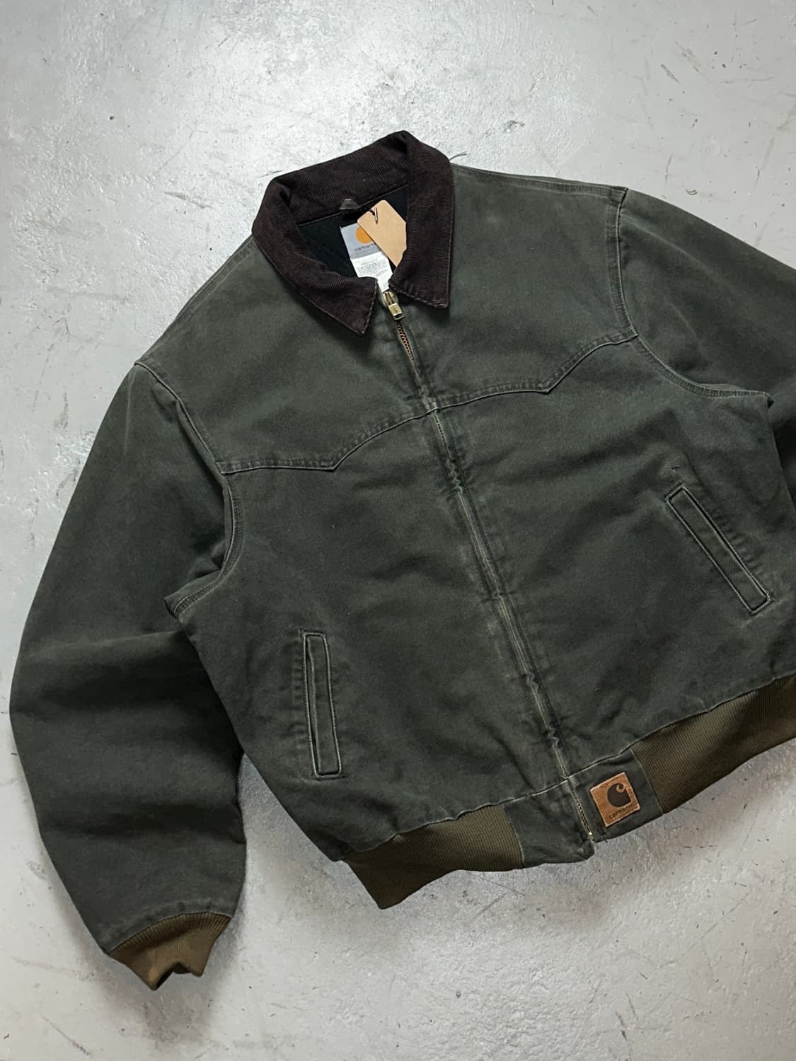 00's OG 칼하트 J14 산타페 칼하트 디트로이트 모스그린 상품이미지5