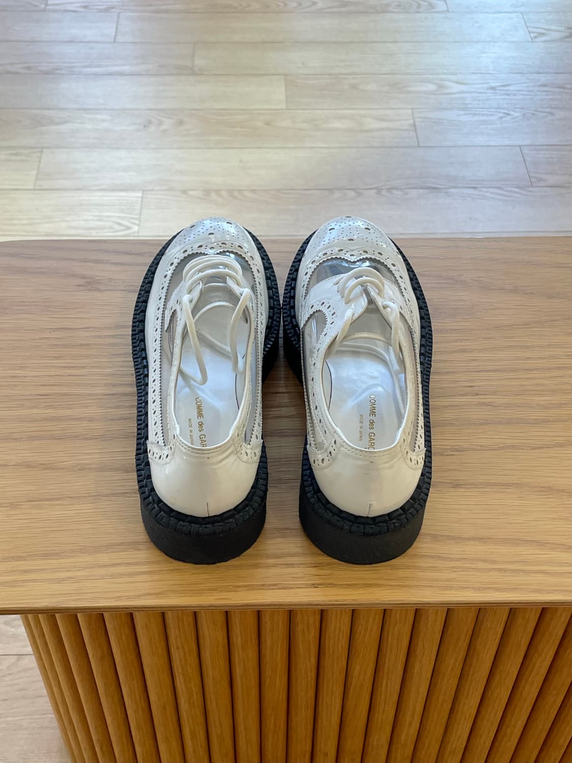 꼼데가르송 white oxford  creeper 상품이미지4